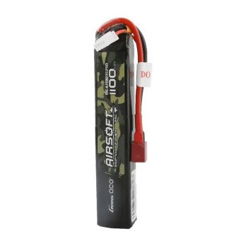 Lipo Gens ace 25C 1100mAh 3S1P 11.1V Airsoft Gun akumulators ar T veida spraudni