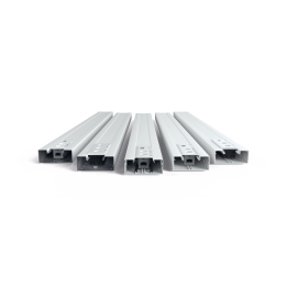 Hager BRA701721ELN Trunking Base Natural Anodised Aluminium