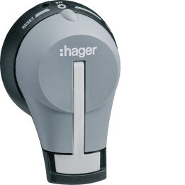 Вращающийся ручка Hager HXS901H S1, IP55 (P160-250)