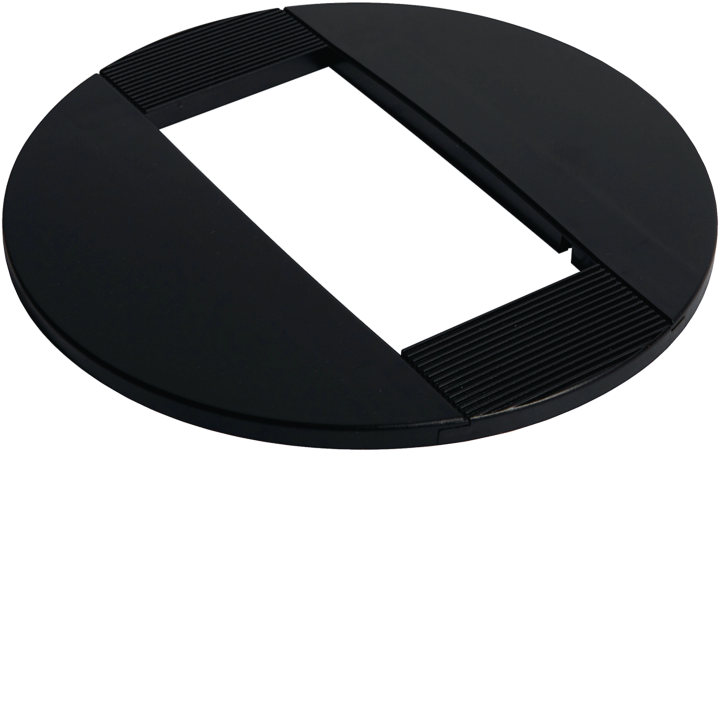 Hager DAC2459011 Rosette, Graphite Black