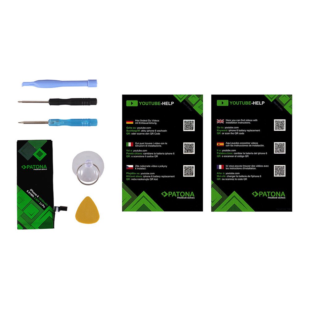 Akku iPhone 6 1810mAh 3,82V Li-Pol+tyokalut