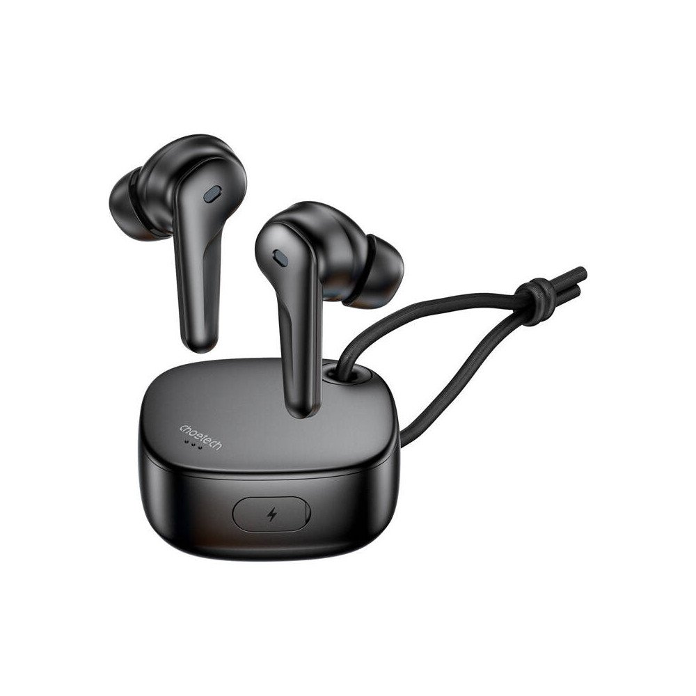 TWS Choetech BH-T17 ANC+ENC Wireless Headphones (black)