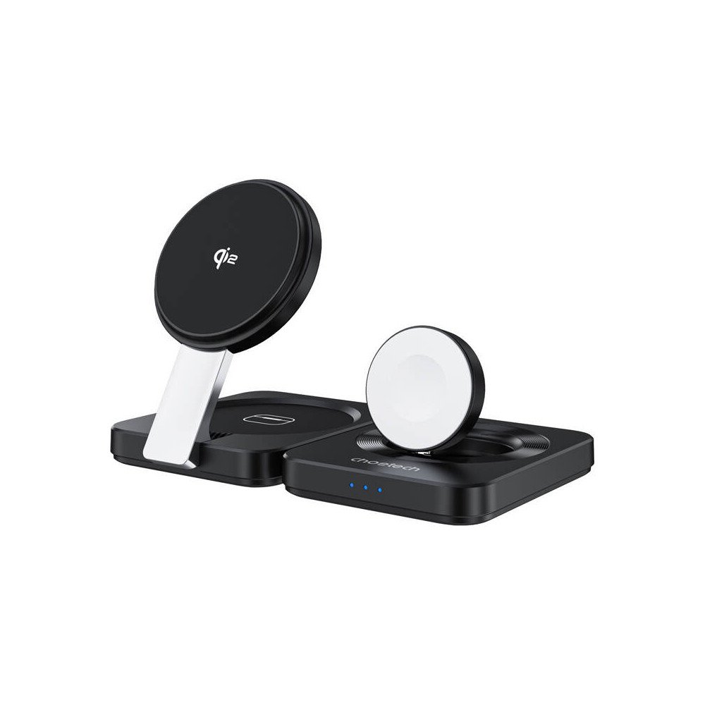 Taitettava 3-in-1 magneettinen laturi Choetech Qi2