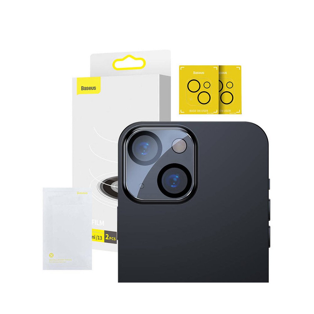 Baseus kaamera objektiivikile iPhone 13/13 Mini jaoks (2 tk)