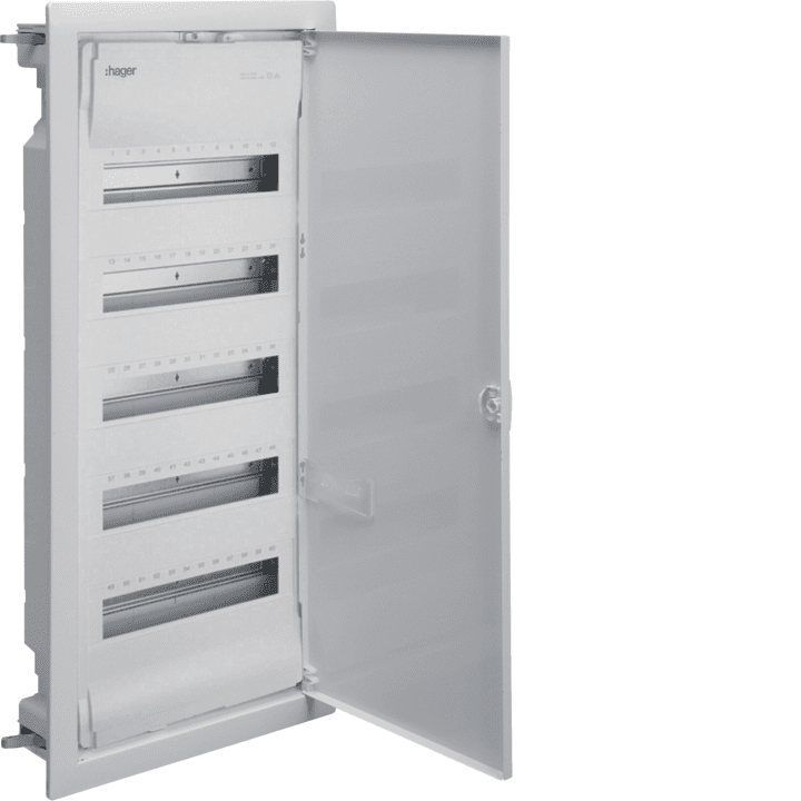 Встраиваемый корпус Hager VH60NC, 5x12 модулей, IP30