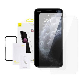 Baseus 0,3 mm pilnstikla rudita stikla pleve (2 gab. iepakojuma) iPhone XS Max/11 Pro Max 6,5 collu