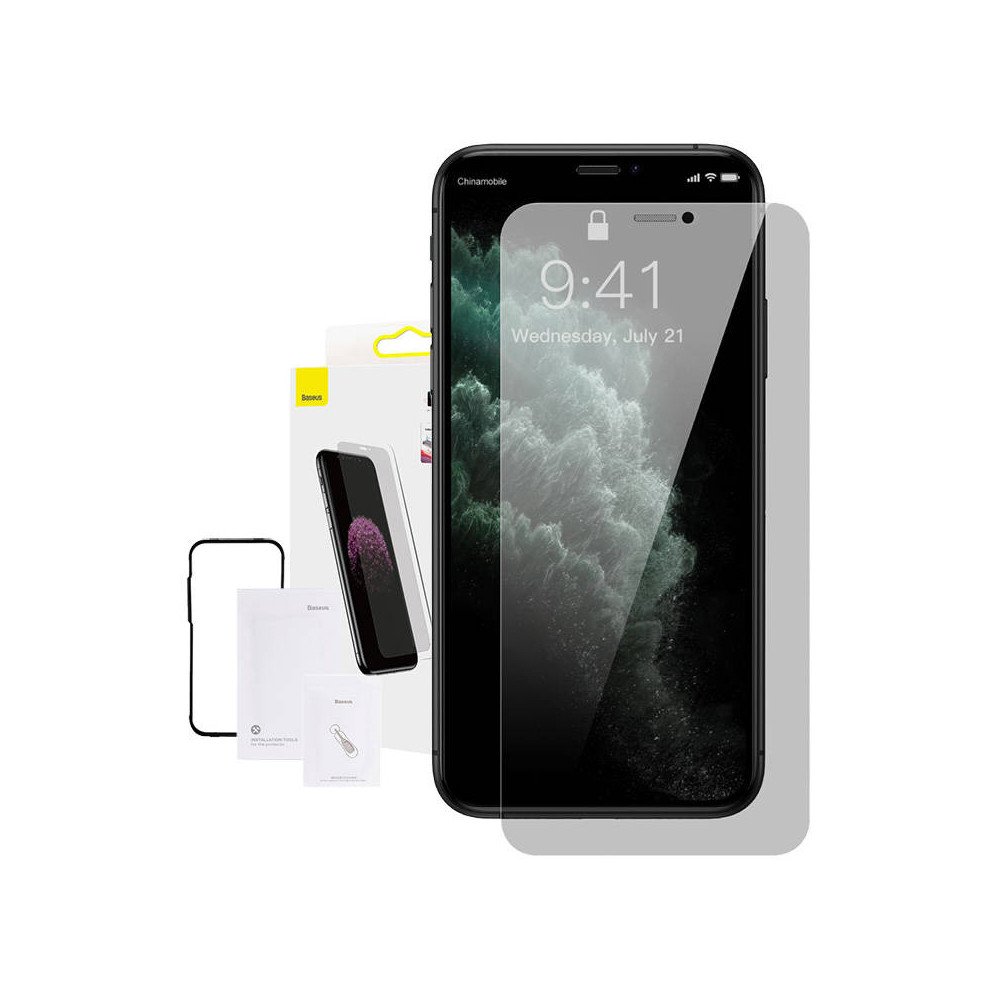 Baseus 0,3 mm taisekraan ja taisklaas karastatud klaas (1 tk pakis) iPhone XR/11 6,1 tolli jaoks
