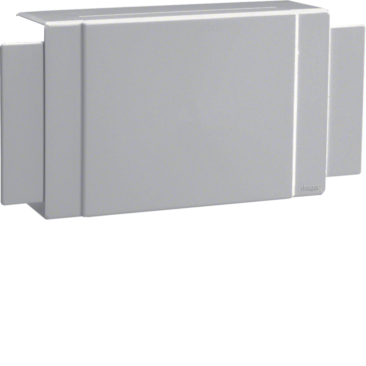 Hager FB6013087030 T-piece for Cable Trunking 60x130mm Stone Grey RAL 7030