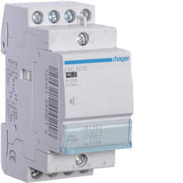 Hager ESC427S Humfree Contactor 25A 2NO+2NC 230V