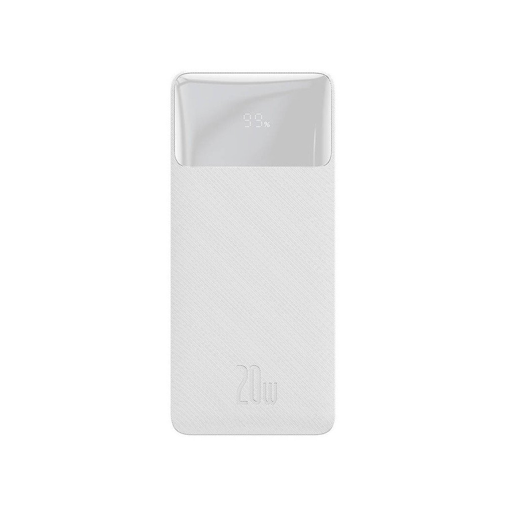 Powerbank Baseus Bipow 10000mAh, 20W (balta)
