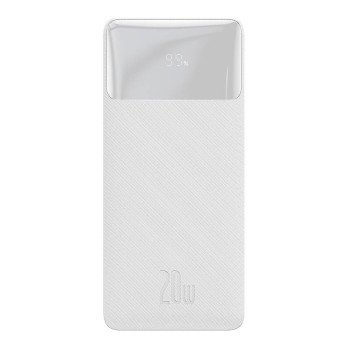 Powerbank Baseus Bipow 10000mAh, 20W (valge)