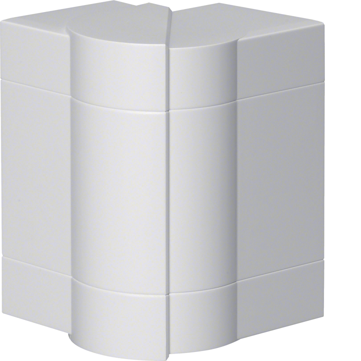 Hager BRP651303H9016 External Corner for BRP/BRAP65130 Trunking, Traffic White (RAL 9016)