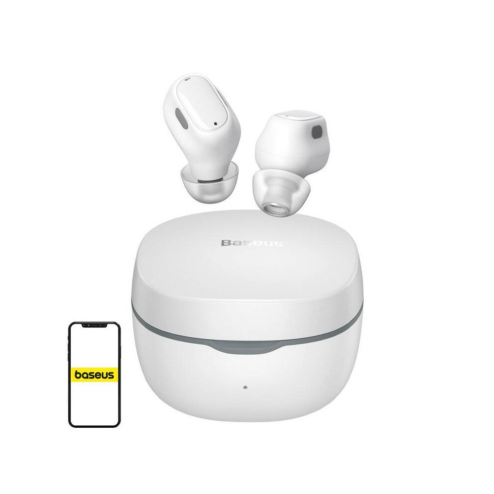 Korvaklapid TWS Baseus Bowie WM01 (valge)