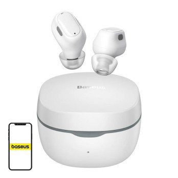 Ausines TWS Baseus Bowie WM01 (baltos)