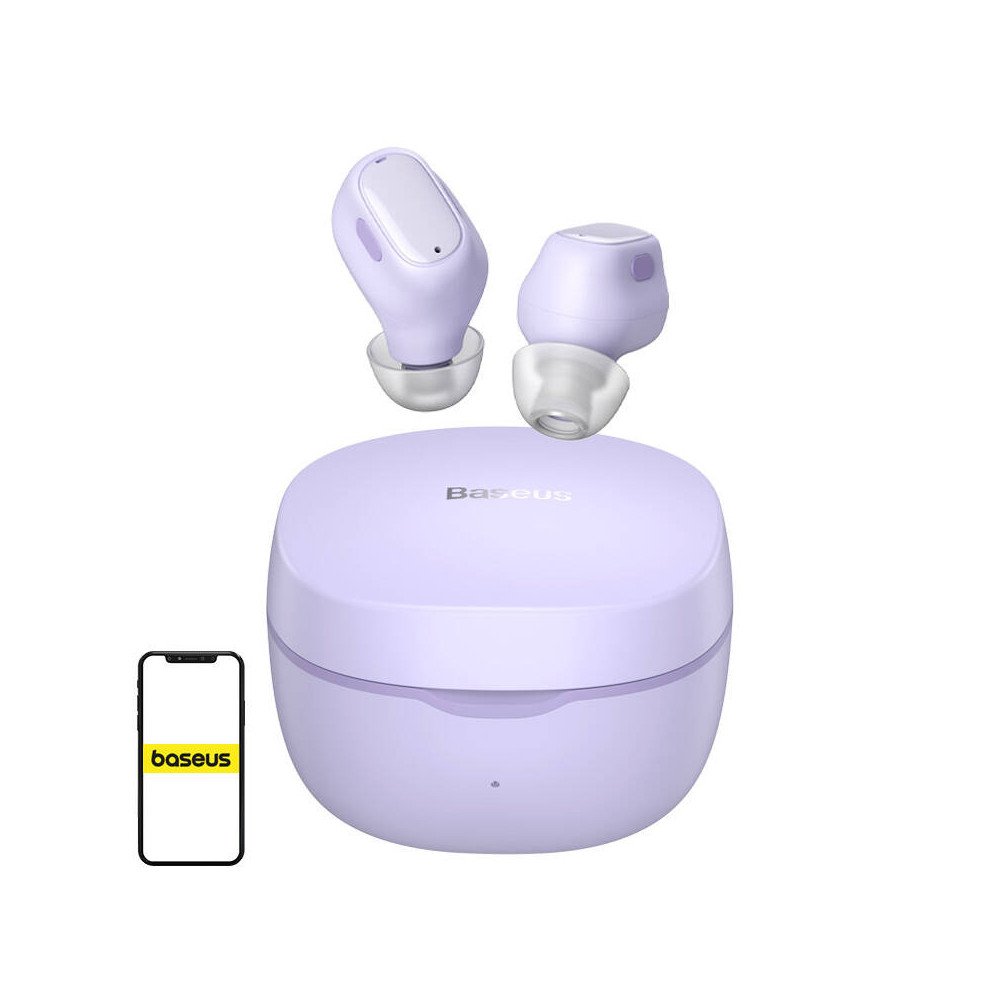 Langattomat kuulokkeet Baseus Bowie WM01 (violetti)