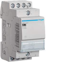 Hager ESC427 Contactor 25A 2NO+2NC 230V