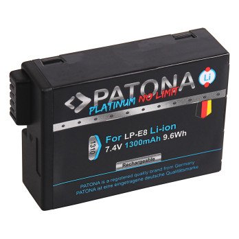 Canon LP-E8/LP-E8+ 1300mAh litija jonu platina akumulators