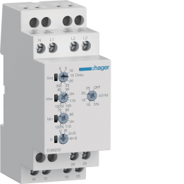 Hager EUM200 U/P Control Relay 1P/3P(N) 2CO