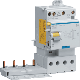 Блок расширения Hager BDC840, 4P 40A 30mA AC