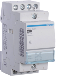 Hager ESC428S Humfree Contactor 25A 3NO+1NC 230V