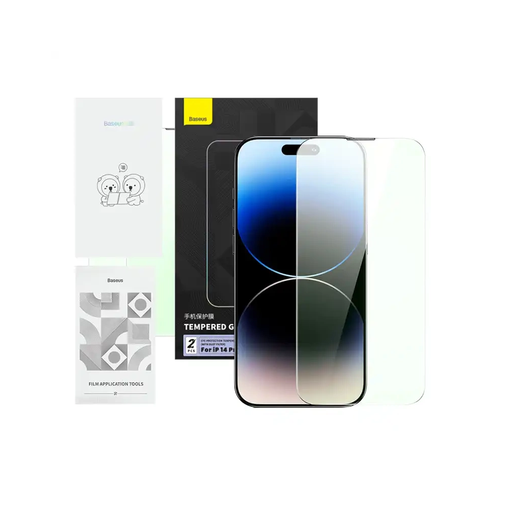 Karkaistu lasi silmiensuojasuodattimella Baseus Crystal Series iPhone 14 PRO
