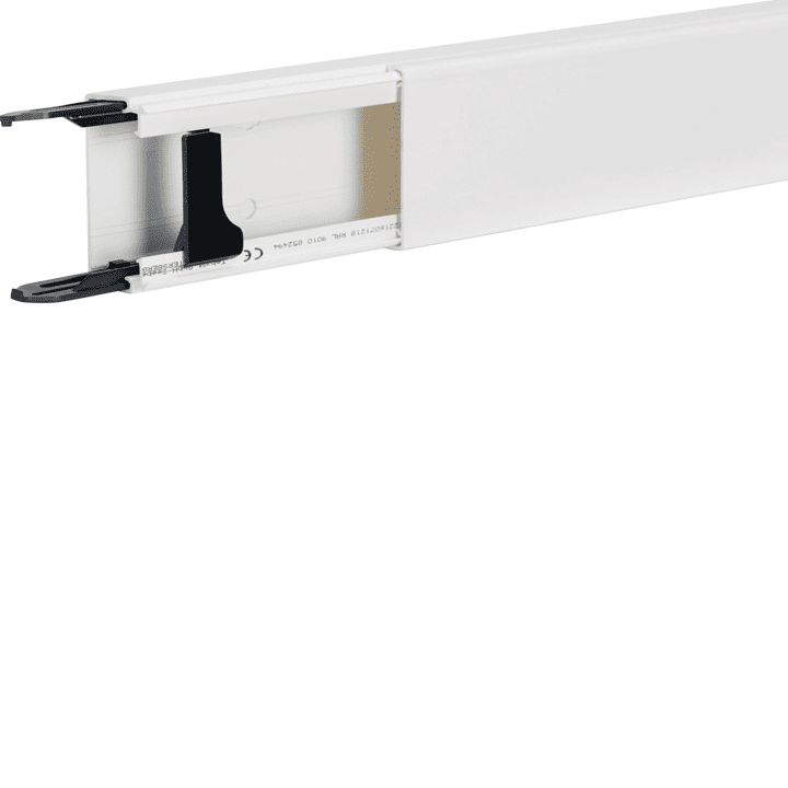 Hager Liféa LF3006009016 Trunking Coupler with 2 Clips, 30x57mm, White