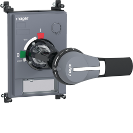Вращающаяся серая ручка Hager HXC031H для двери x/P630
