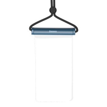 Vandeniui atsparus telefono deklas Baseus AquaGlide su cilindriniu uzraktu (melynas)