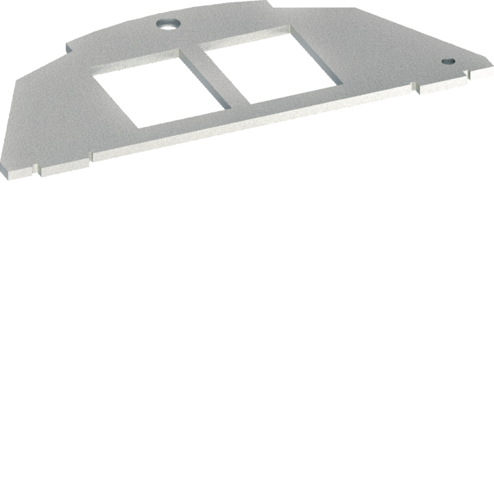 Hager BSM012 Support Plate Typ 01 193x148 mm 2-Gang