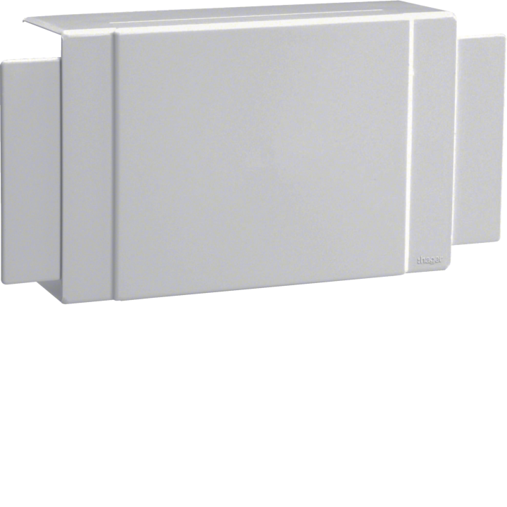 Hager FB6013087035 T-piece for cable trunking 60x130mm light grey