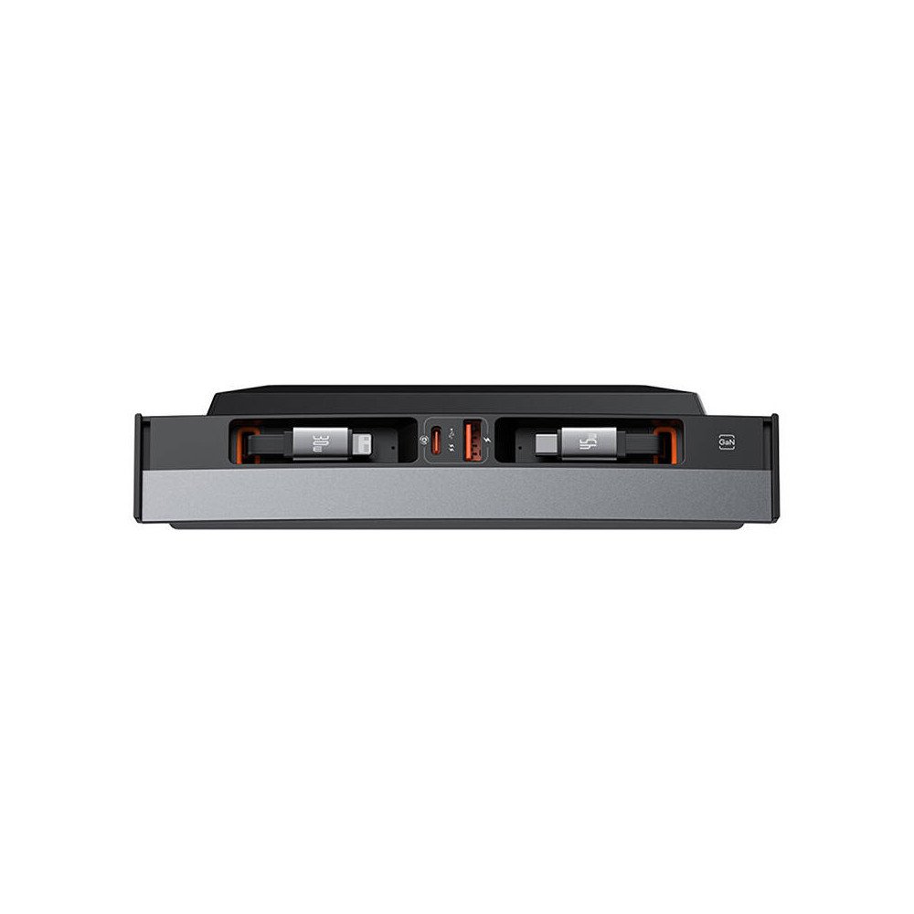 Hub Baseus T-Space USB-C-lightning-kaapeleilla Tesla-autoille (musta)