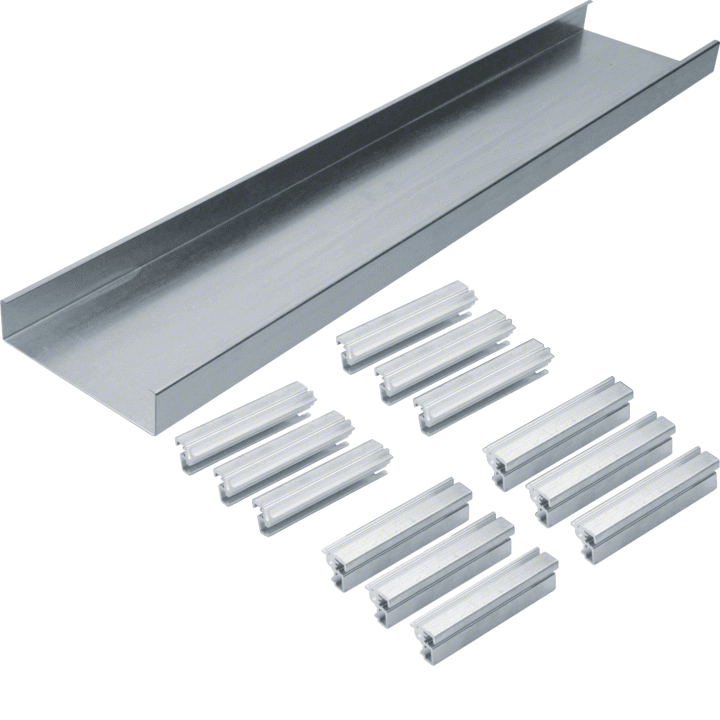 Hager AKU1500402 Grindų kanalo pagrindas dvipusis 150x40 mm