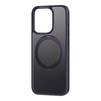 Telefoniumbris alusega Baseus SkyRing 360 iP 14 Pro jaoks + karastatud klaas ja puhastuskomplekt (lilla)