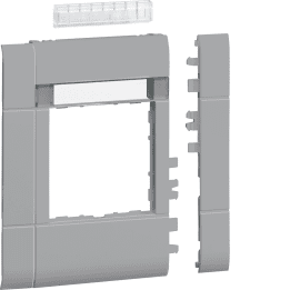 Hager GR1002ALAN Frontplate 55 mod. hfr, 100 mm, LF, aliuminio