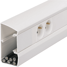 Hager GBD5010009016 kabelių kanalas 50x100mm baltas