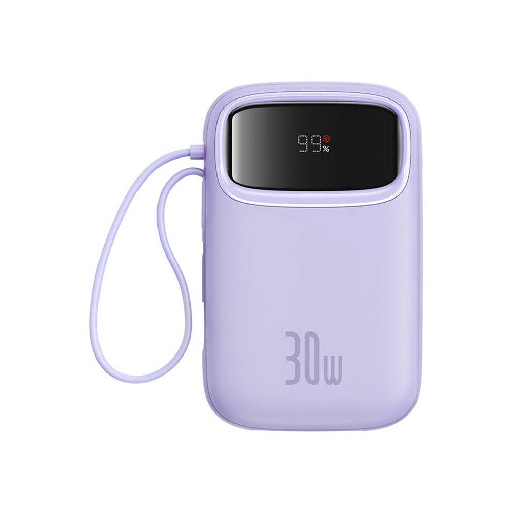 Baseus QPow 2 10000mAh 30W 2xUSB-C maitinimo blokas (violetine)