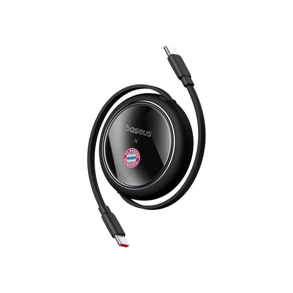 Baseus USB-C i USB-C 100 W ikrovimo laidas (juodas) Bayern Edition