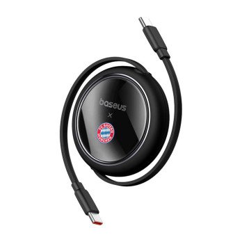 Baseus USB-C i USB-C 100 W ikrovimo laidas (juodas) Bayern Edition
