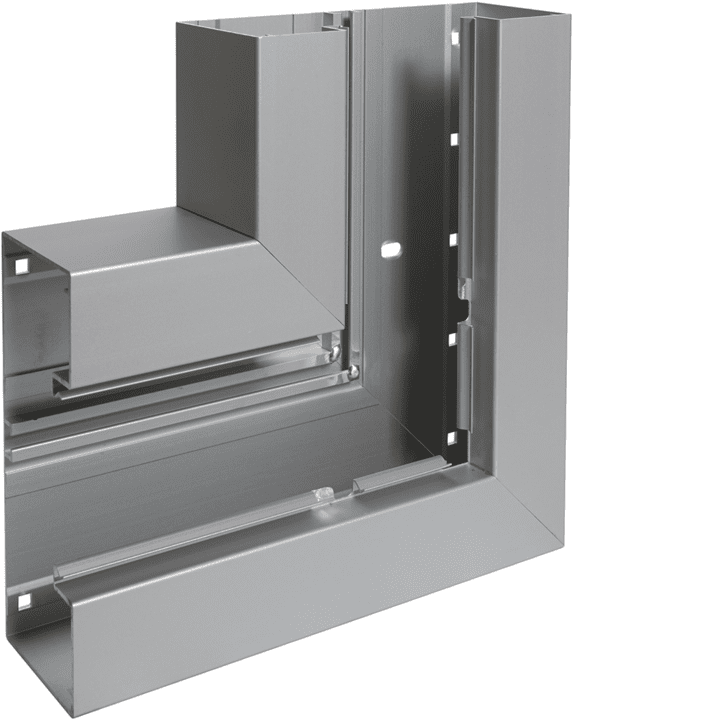 Hager BRA651705ELN Tasakulmainen kaapelikanava 65x17mm valkoinen 2m
