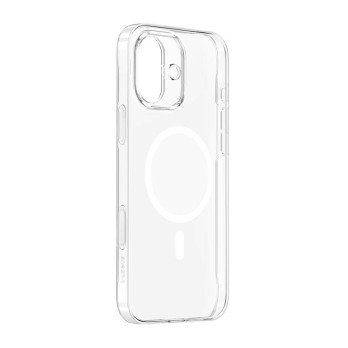 Baseus iP16 TouchButton magnetinis telefono deklas (skaidrus)