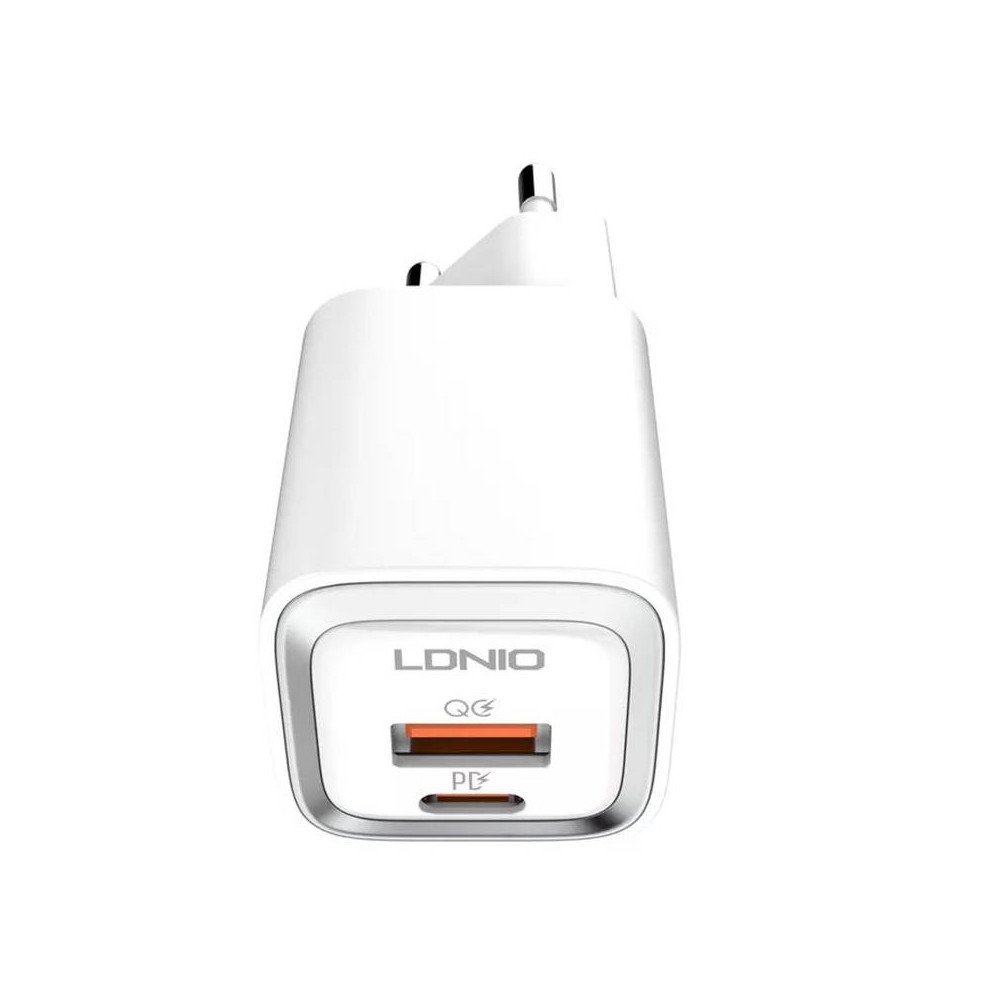 Seinalaadija LDNIO A2318M USB, USB-C + USB-C - Valgukaabel