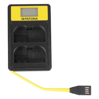 Ladetajs Dual Nikon EN-EL15/EN-EL15B s LCD, USB