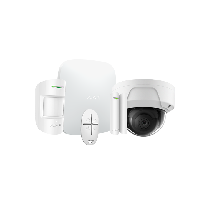 AJAX AJ-HUBKIT-W-DOM Smart Home Gateway, White