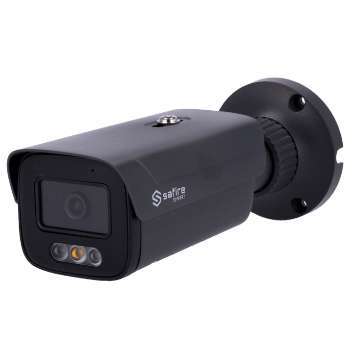 SAFIRE SMART SF-IPB380A-4I1-DL-GREY 4MP PoE IP cilindrinė