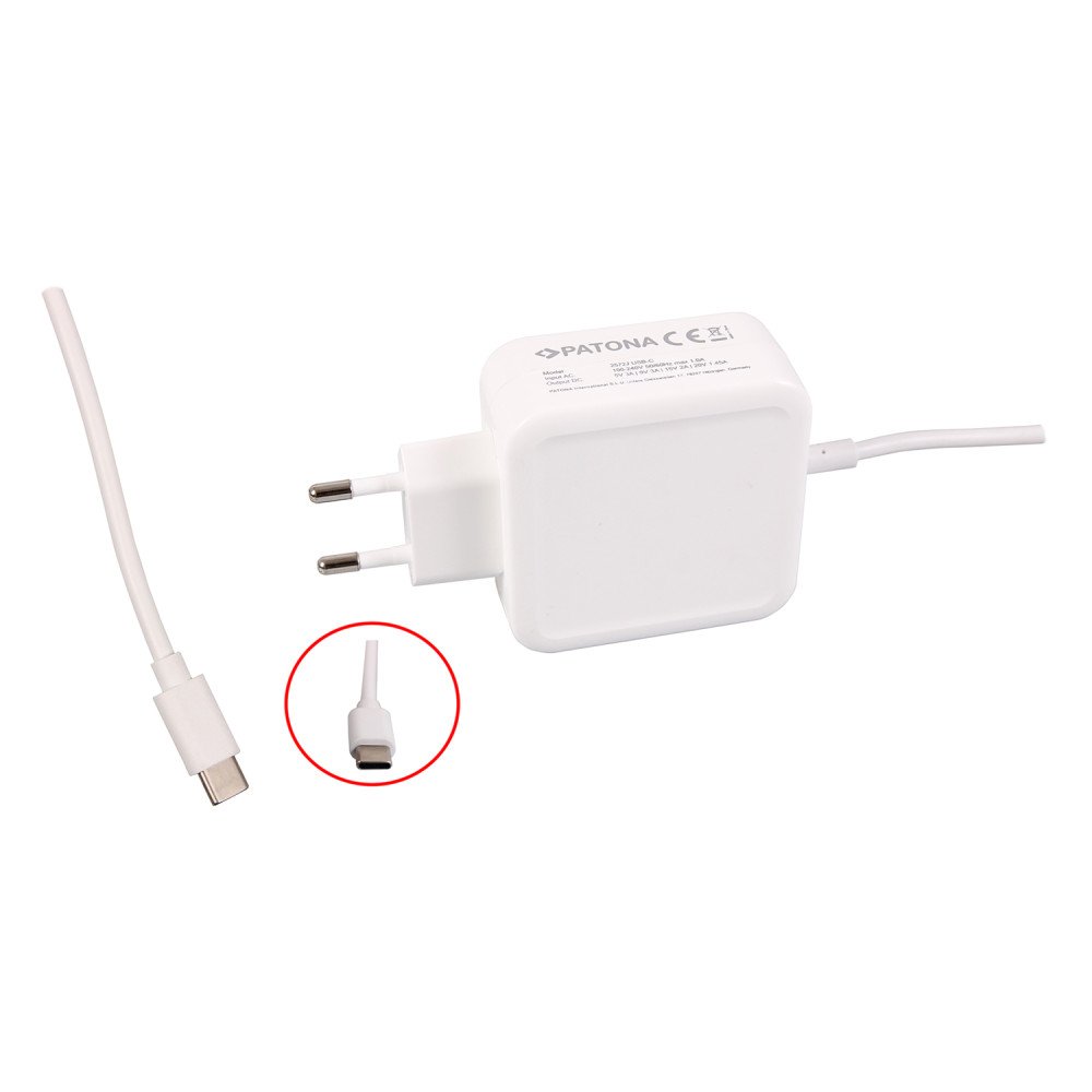 Laturi Apple 5V-20V - konektor USB-C /29W Virransyotto