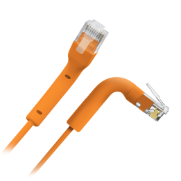 SAFIRE UTP6A-FLEX-150O Cat6a U/UTP daudzdzīslu instalācijas kabelis 150m, oranžs