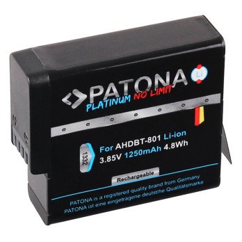 Baterija GOPRO Hero 5/6/7/8 1250 mAh licio jonu platina