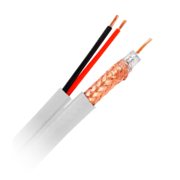 SAFIRE RG59P-100B-SIAM koaksiālais kabelis 100m, melns