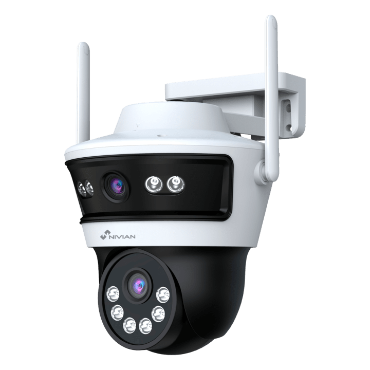 NIVIAN RETAIL NV-MOTOCAM30DUAL-W6 3MP PTZ IP -kamera Wi-Fi:llä, PoE, ONVIF, IP66, IR 20m