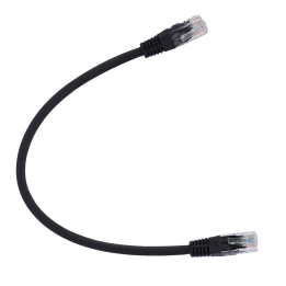 SAFIRE UTP6-H-05BK Cat6 U/UTP Patch Cable 0.5m Black